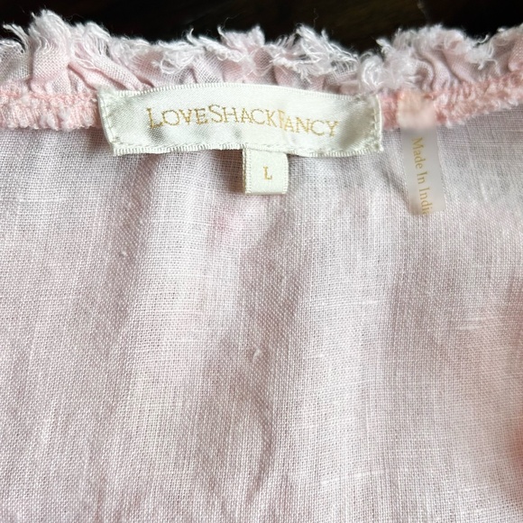 LoveShackFancy Deacon Dress | Dusty Pink | Size Large - Picture 14 of 16